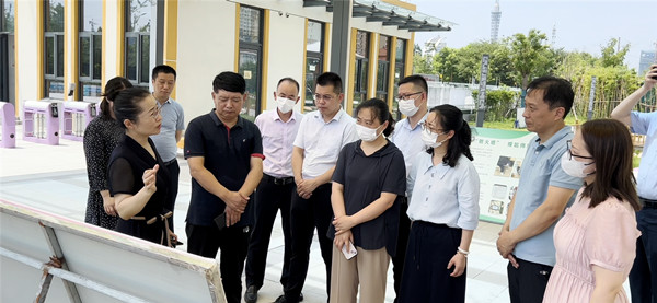 二幼：盐城大丰区教育局来彩虹幼儿园考察食堂工作