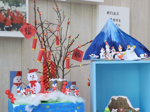二幼：家园共合作  巧手迎新年